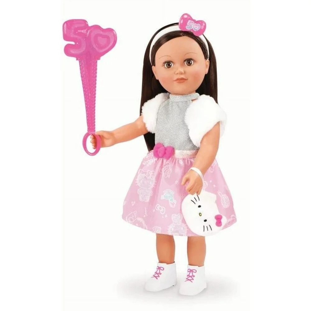 My Life As Hello Kitty 18" Doll, Brunette Hair, Brown Eyes, 50th Anniversary NEW